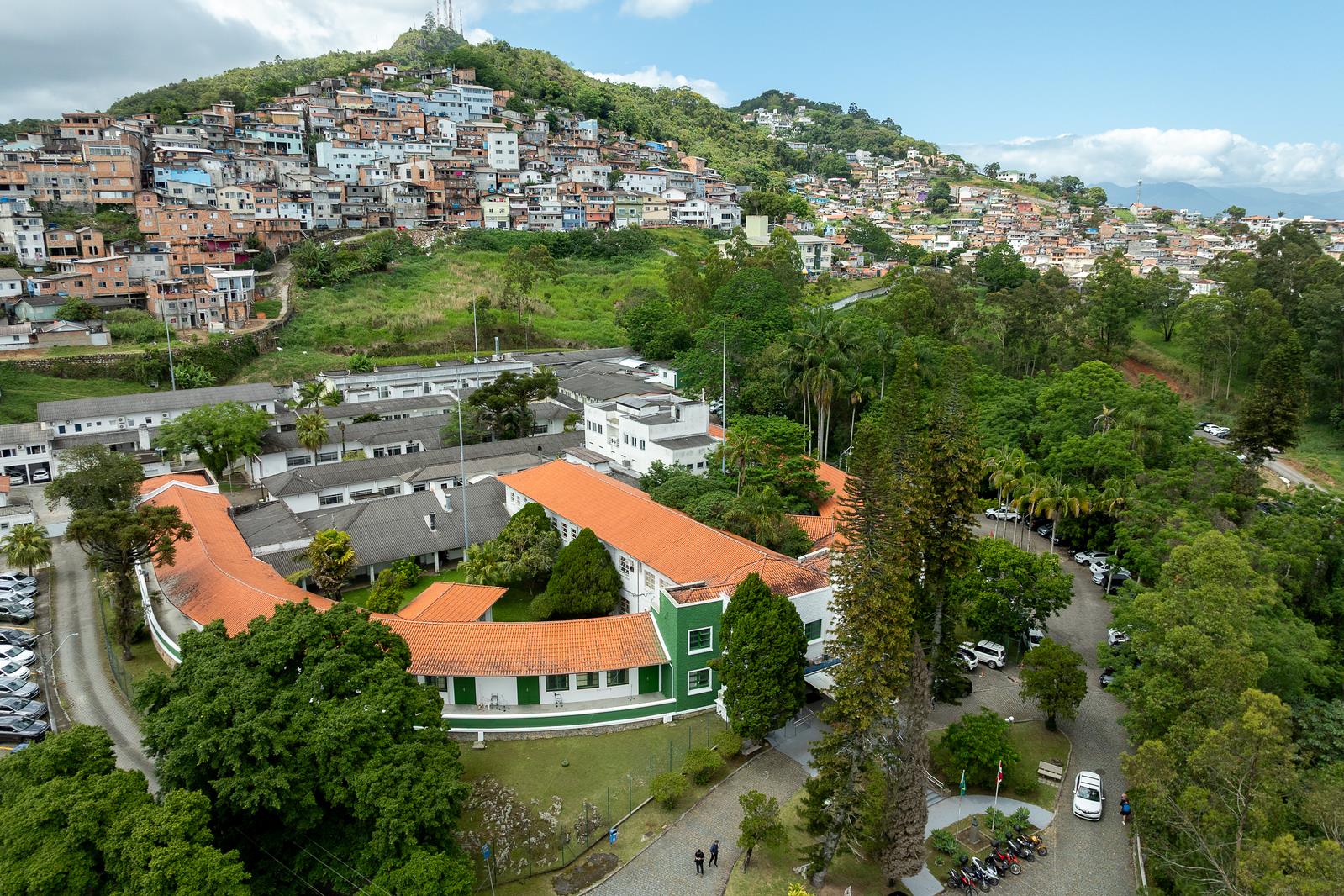 Vista aérea do Hospital Nereu Ramos
